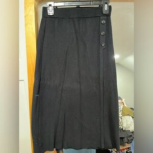 SHEIN black sweater material skirt / Large / could fit like S/M